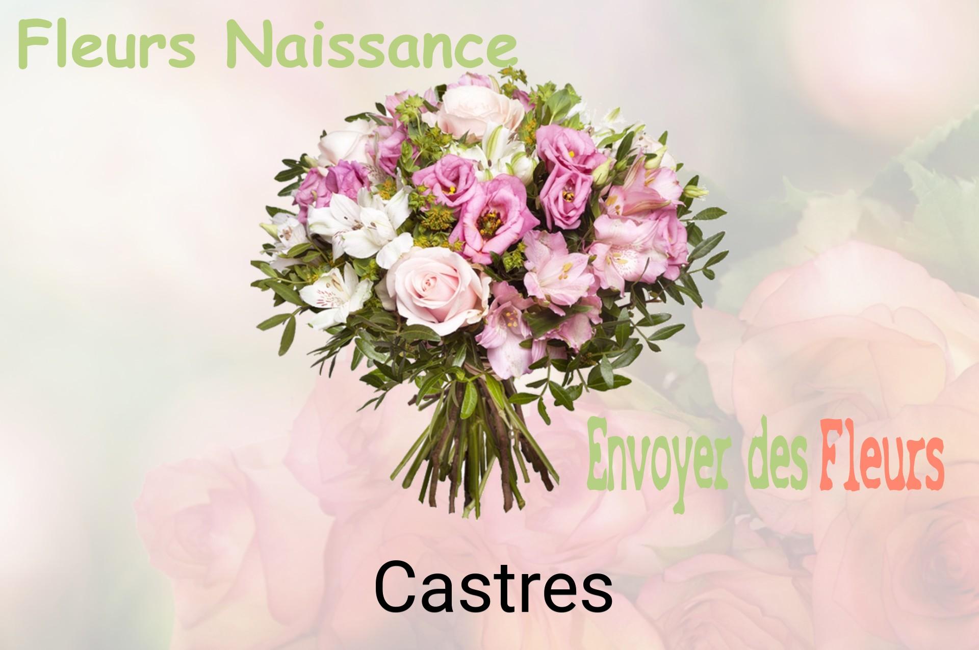 Bouquet de fleurs de naissance livré à Castres